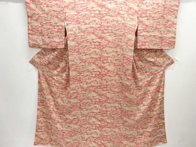 JAPANESE KIMONO / ANTIQUE KIMONO / TAISHO ROMAN / HOUSE SCENERY 